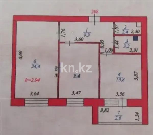 Продажа 2-комнатной квартиры, 72 м² в Астане - фото 6