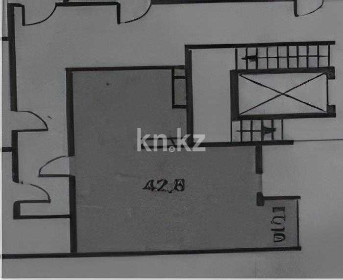 Продажа 1-комнатной квартиры, 55.5 м² в Алматы