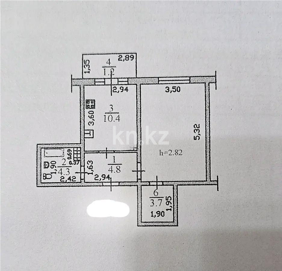 Продажа 1-комнатной квартиры, 43 м² в Алматы - фото 3