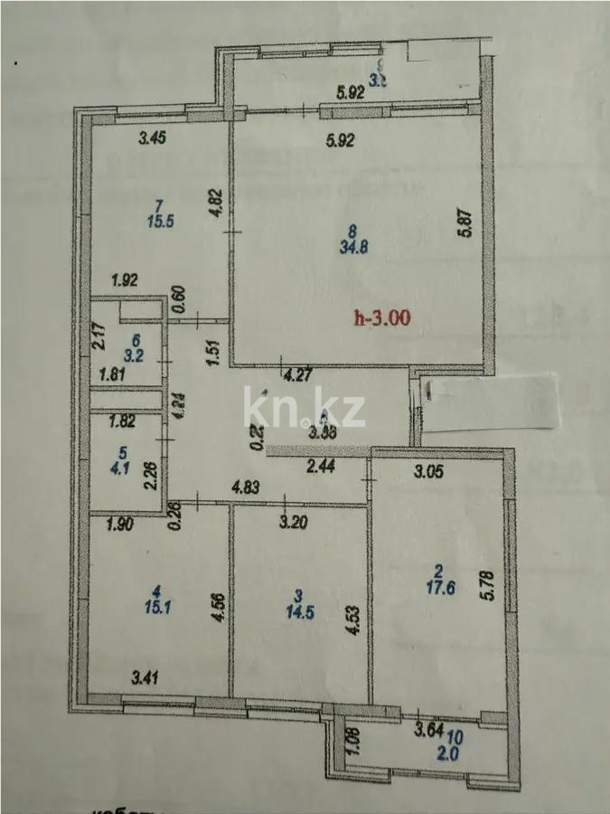 Продажа 4-комнатной квартиры, 128.4 м² в Астане - фото 9