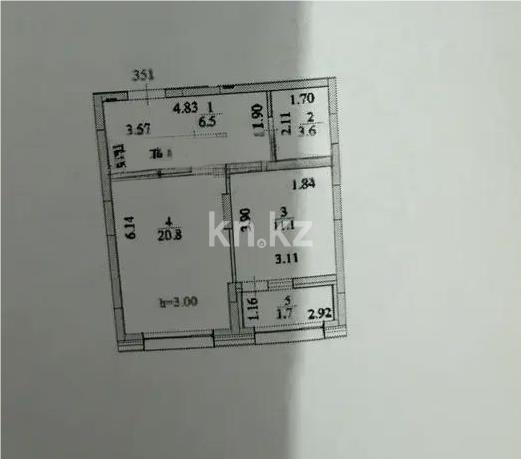Продажа 1-комнатной квартиры, 43.7 м² в Астане - фото 6