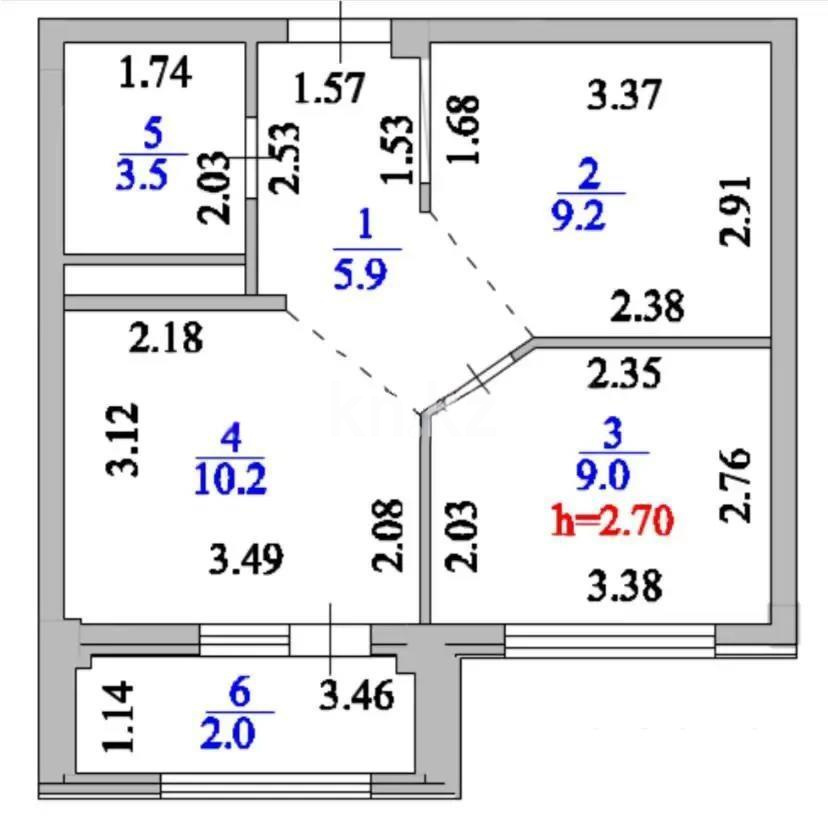 Продажа 1-комнатной квартиры, 40 м² в Астане - фото 6