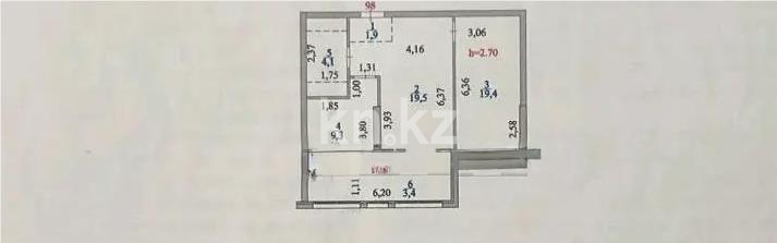 Продажа 2-комнатной квартиры, 58 м² в Астане - фото 6