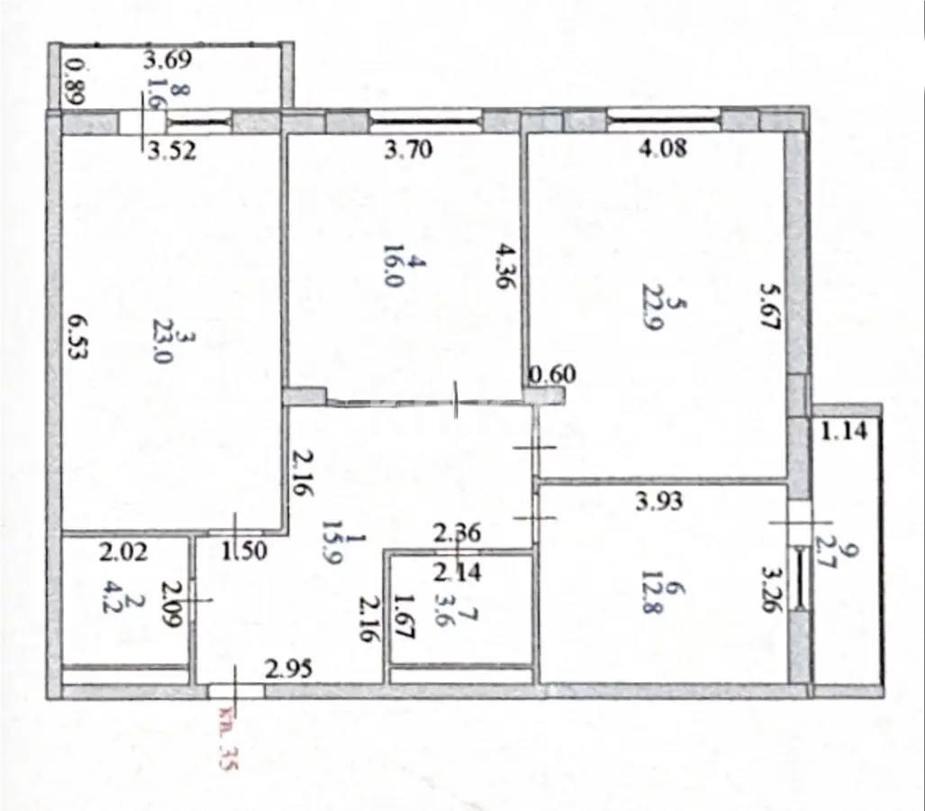 Продажа 3-комнатной квартиры, 105 м² в Астане - фото 7