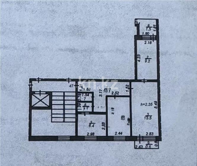 Продажа 3-комнатной квартиры, 57 м² в Караганде - фото 10