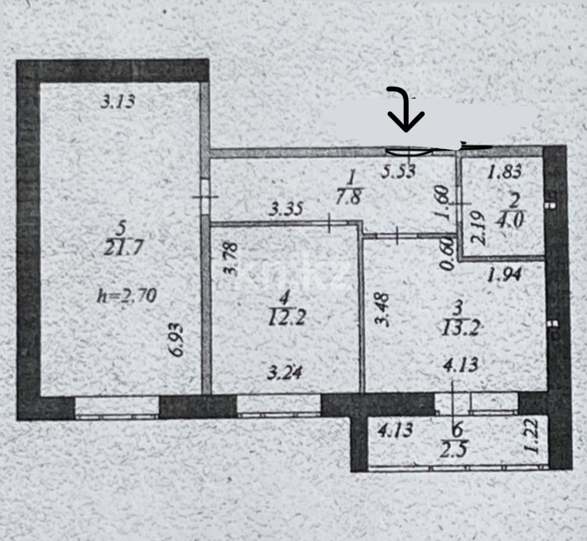 Продажа 2-комнатной квартиры, 62 м² в Астане - фото 2