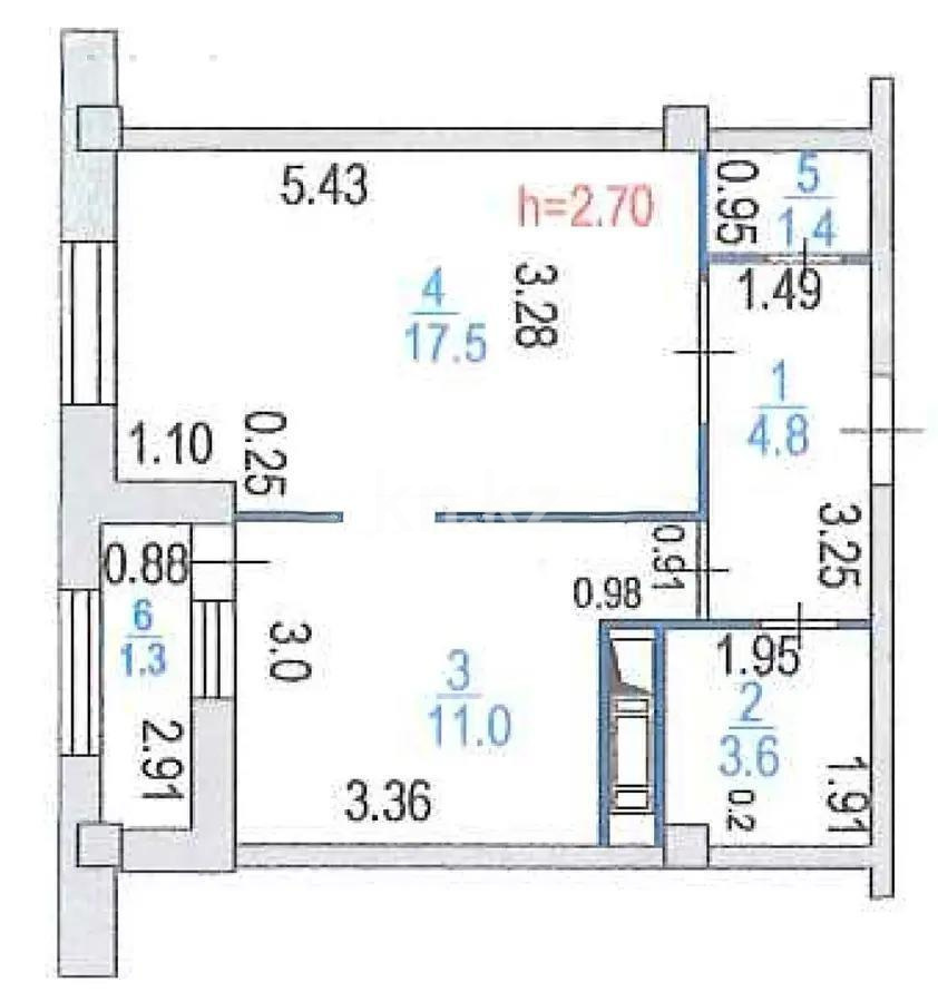 Продажа 1-комнатной квартиры, 40 м² в Астане - фото 4