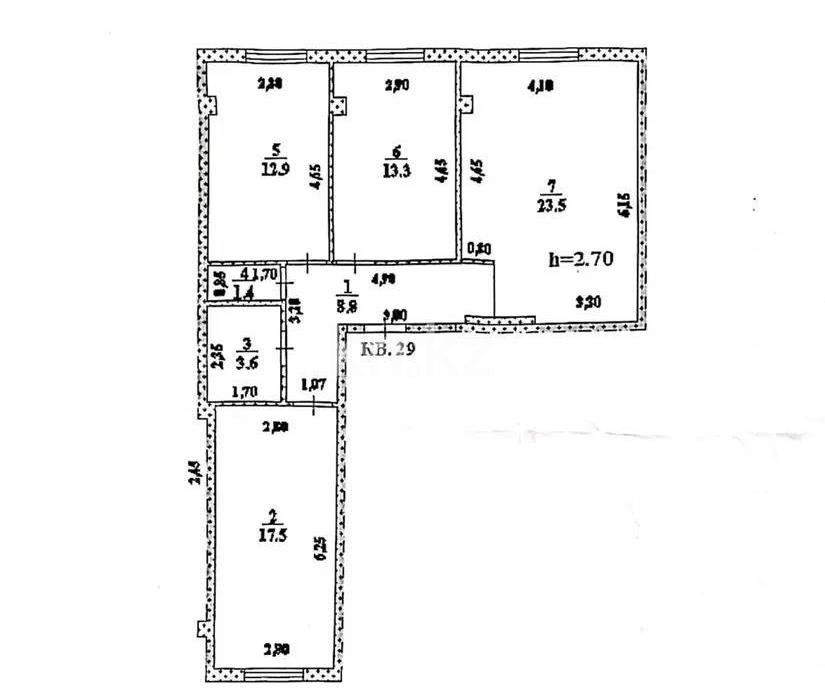 Продажа 3-комнатной квартиры, 81 м² в Алматы - фото 4