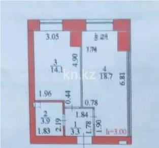 Продажа 1-комнатной квартиры, 40 м² в Астане - фото 6