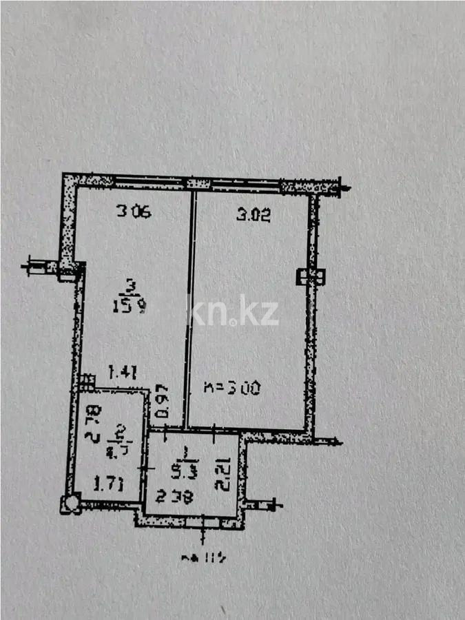 Продажа 1-комнатной квартиры, 44.6 м², мкр-н Айнабулак-2, дом  32/2 в Алматы