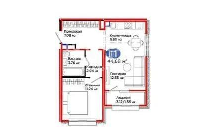 Продажа 2-комнатной квартиры, 45 м² в Астане - фото 4