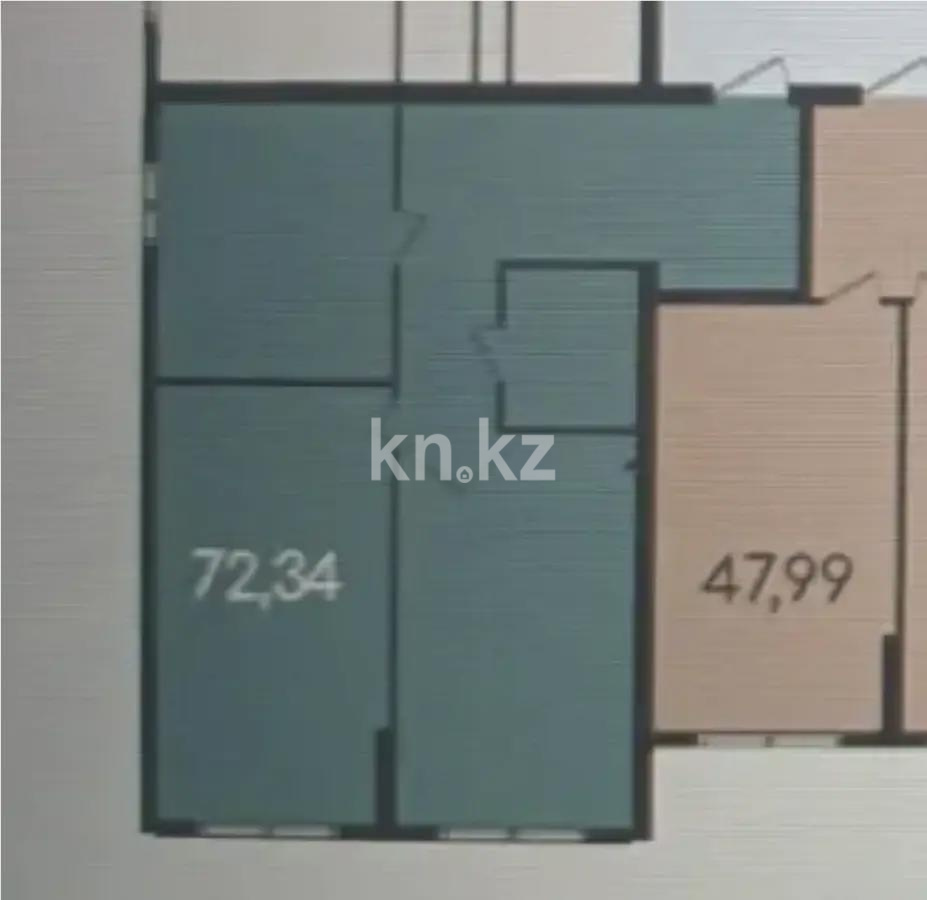 Продажа 2-комнатной квартиры, 72 м², ул. Момышулы, дом  100 стр в Алматы