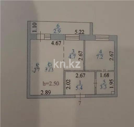 Продажа 2-комнатной квартиры, 37.5 м² в Астане - фото 7