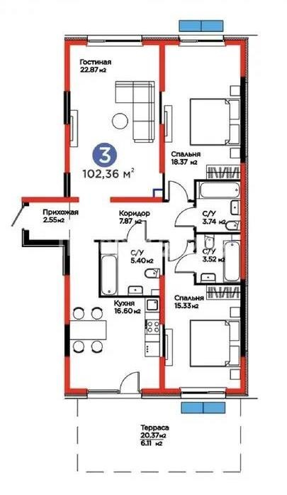 Продажа 3-комнатной квартиры, 102.36 м², ул. Тараз, дом  8/1 стр в Алматы
