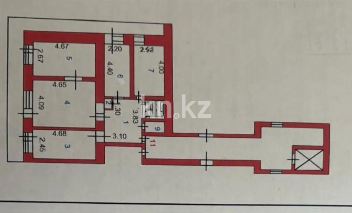 Продажа 4-комнатной квартиры, 78 м², ул. Крылова, дом  36 в Караганде - фото 3