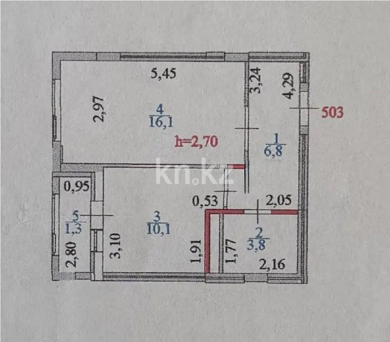 Продажа 1-комнатной квартиры, 38.1 м² в Астане - фото 5