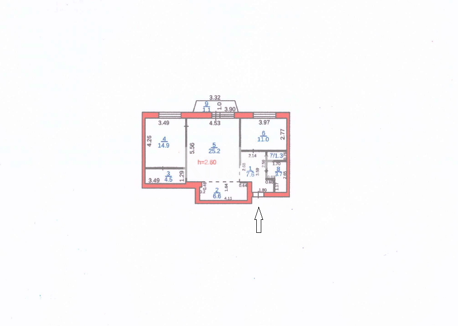 Продажа 3-комнатной квартиры, 76 м² в Караганде - фото 34