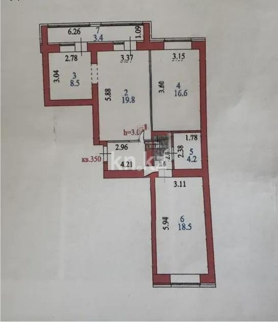 Продажа 3-комнатной квартиры, 80 м² в Астане - фото 7