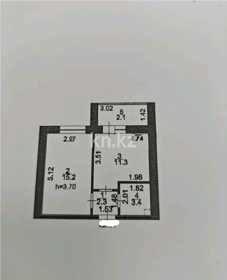 Продажа 1-комнатной квартиры, 35 м² в Астане - фото 4