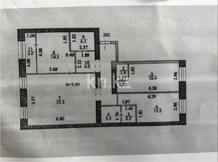 Продажа 3-комнатной квартиры, 109 м² в Астане
