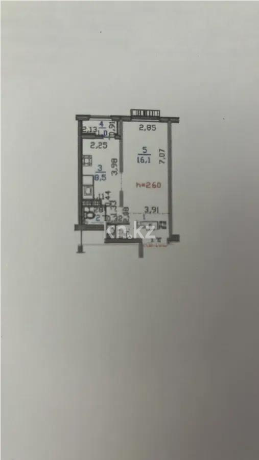 Продажа 1-комнатной квартиры, 34.6 м² в Алматы - фото 4