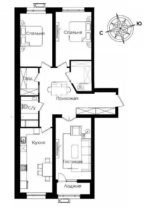 Продажа 3-комнатной квартиры, 101.6 м² в Алматы - фото 7