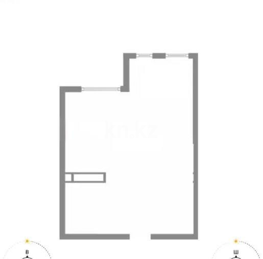 Продажа 1-комнатной квартиры, 44.7 м², пр. Райымбека, дом  349/1 в Алматы