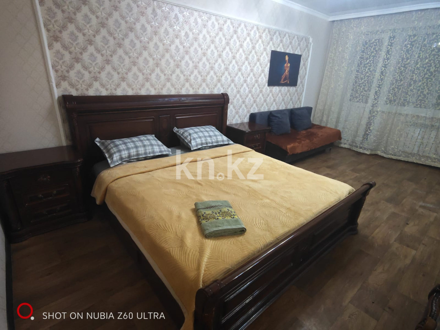 Аренда 1-комнатной квартиры посуточно, 40 м², ул. Рыскулова, дом  15 в Караганде