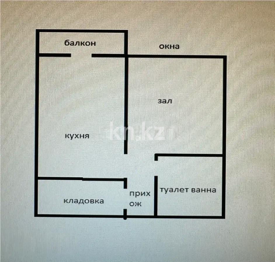 Продажа 1-комнатной квартиры, 32 м², ул. Дюсембекова, дом  3 в Караганде - фото 4