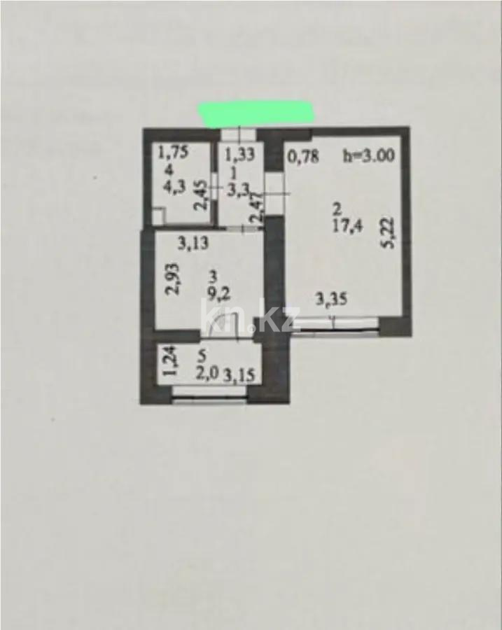 Продажа 1-комнатной квартиры, 36 м² в Астане