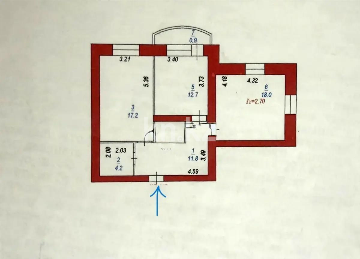Продажа 2-комнатной квартиры, 67 м², ул. Валиханова, дом  1 в Астане - фото 9