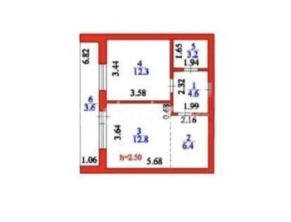 Продажа 2-комнатной квартиры, 42.9 м² в Астане - фото 4