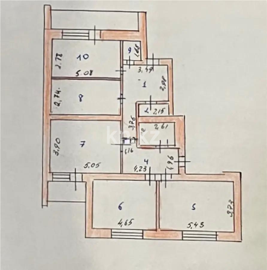 Продажа 4-комнатной квартиры, 130 м², ул. Бигельдинова, дом  9/1 в Астане