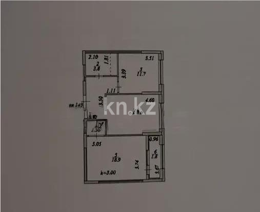 Продажа 2-комнатной квартиры, 61.1 м² в Астане - фото 3