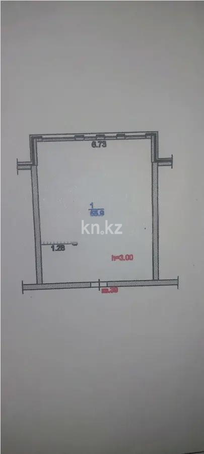Продажа 2-комнатной квартиры, 55.9 м² в Алматы