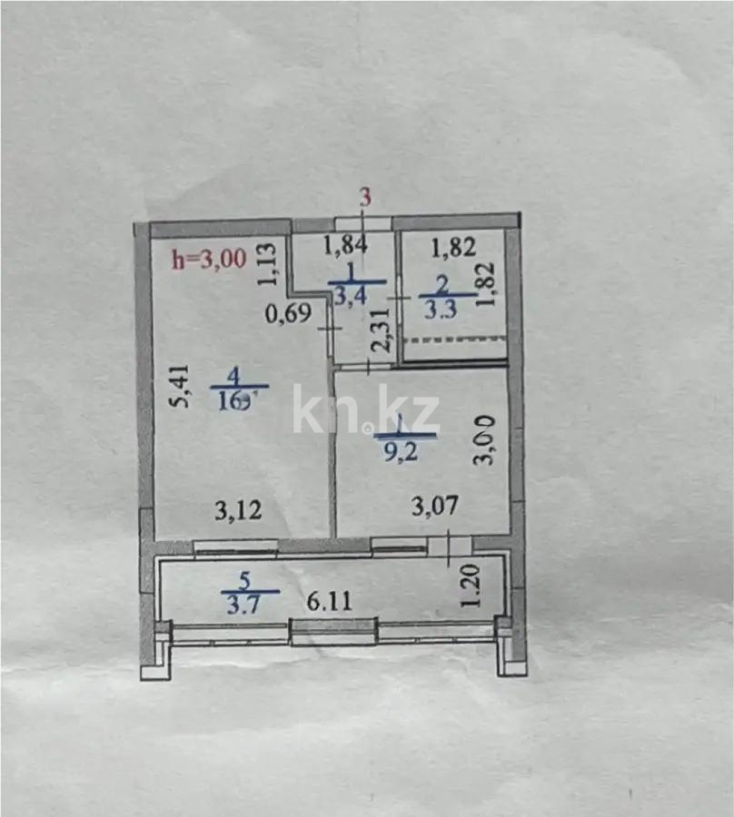 Продажа 1-комнатной квартиры, 35.7 м² в Астане - фото 5