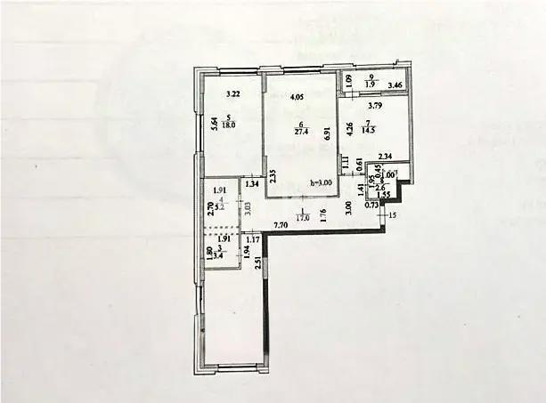 Продажа 3-комнатной квартиры, 109 м² в Астане