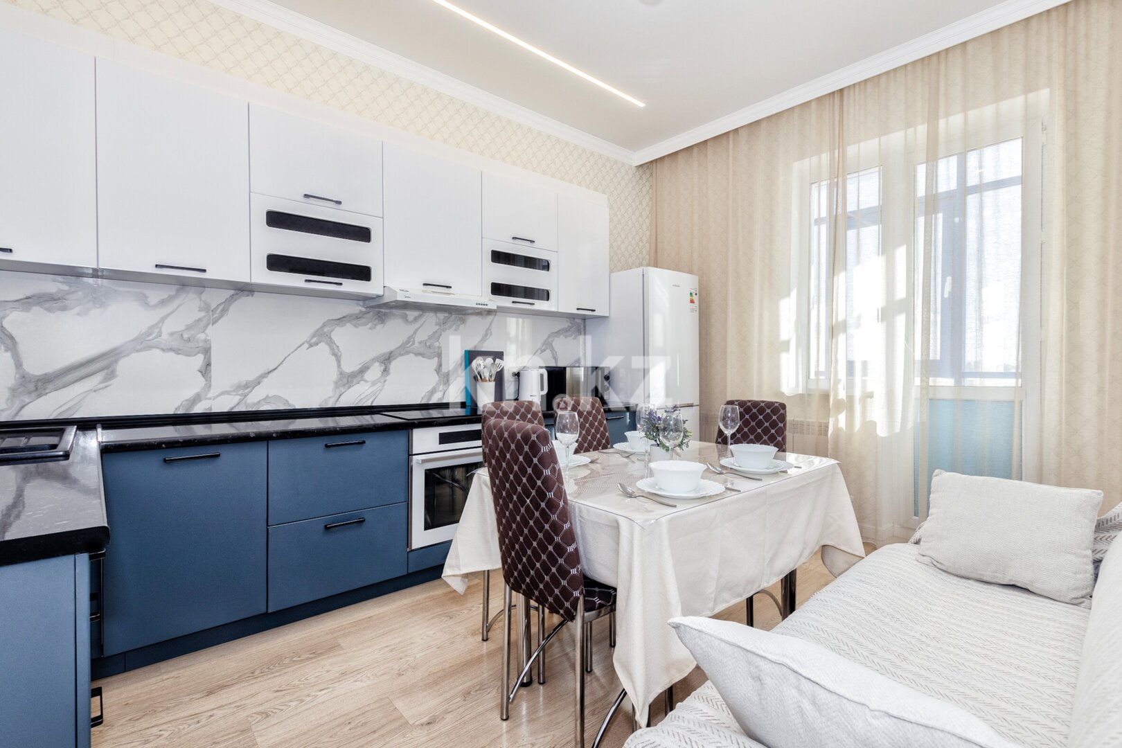 Аренда 1-комнатной квартиры посуточно, 53 м² в Астане - фото 11