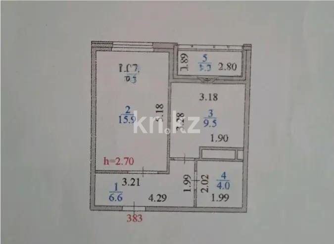 Продажа 1-комнатной квартиры, 38 м² в Астане - фото 5