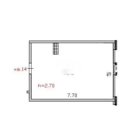 Продажа 1-комнатной квартиры, 40.3 м² в Алматы - фото 2