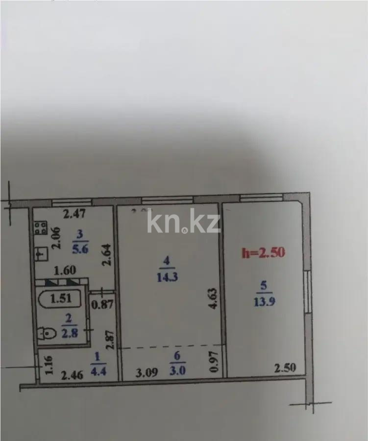Продажа 2-комнатной квартиры, 44 м², ул. Утепова, дом  23 в Алматы - фото 5