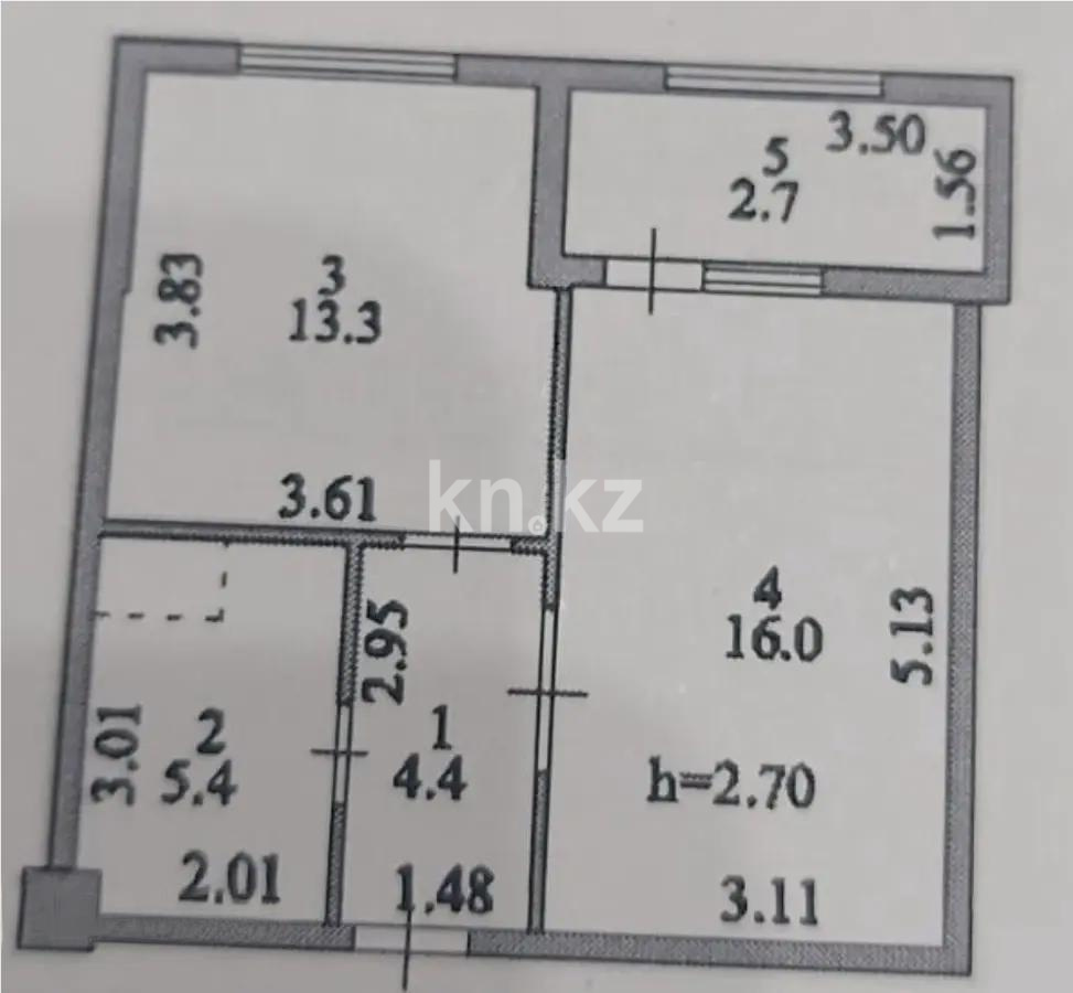 Продажа 2-комнатной квартиры, 43 м², ул. Жургенова, дом  19 в Астане - фото 6
