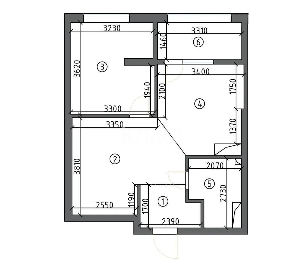 Продажа 2-комнатной квартиры, 46.8 м² в Астане - фото 6