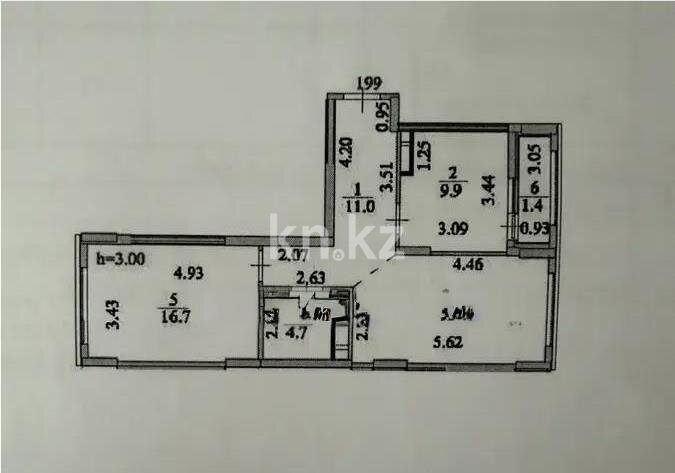Продажа 3-комнатной квартиры, 61 м² в Астане - фото 6