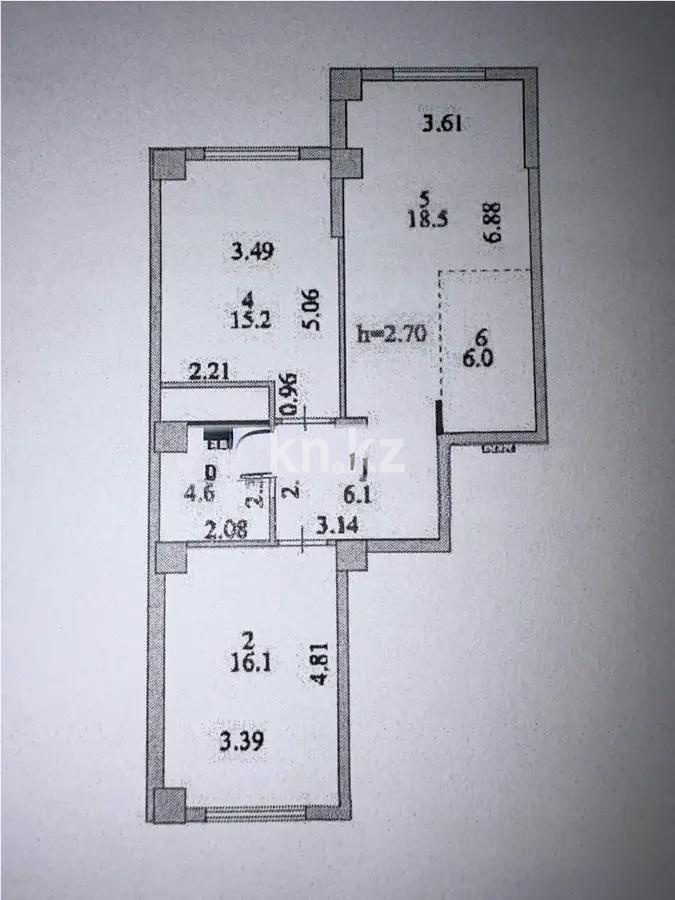 Продажа 3-комнатной квартиры, 66 м², ул. Жургенова, дом  19 в Астане - фото 5
