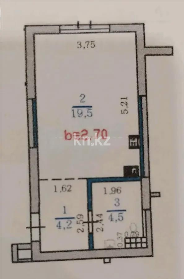 Продажа 1-комнатной квартиры, 30 м² в Алматы - фото 4