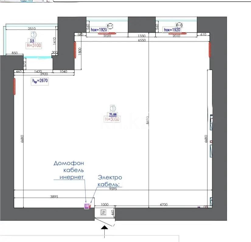 Продажа 2-комнатной квартиры, 77 м² в Караганде - фото 7