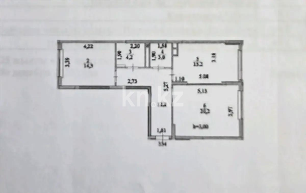 Продажа 2-комнатной квартиры, 69.1 м² в Астане - фото 7