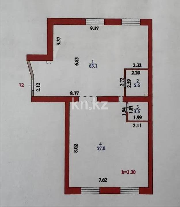 Продажа 4-комнатной квартиры, 129.3 м² в Астане - фото 5