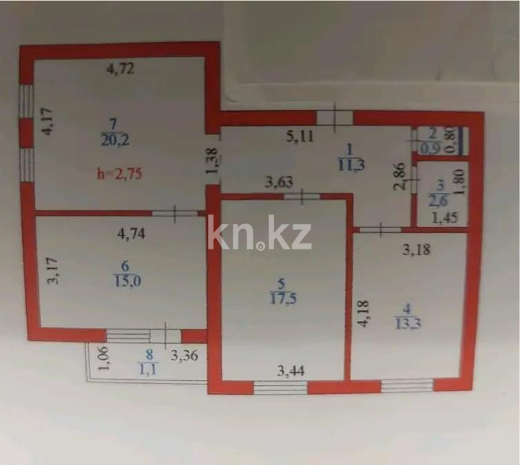 Продажа 3-комнатной квартиры, 82 м² в Астане - фото 7